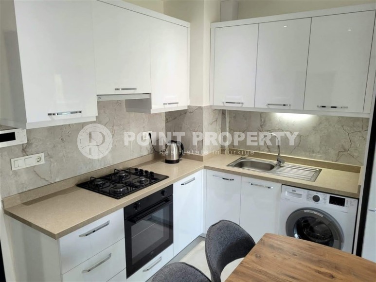 Небольшая новая квартира с мебелью и бытовой техникой, в живописном, спокойном районе Аланьи - Авсаллар-id-6324-фото-7