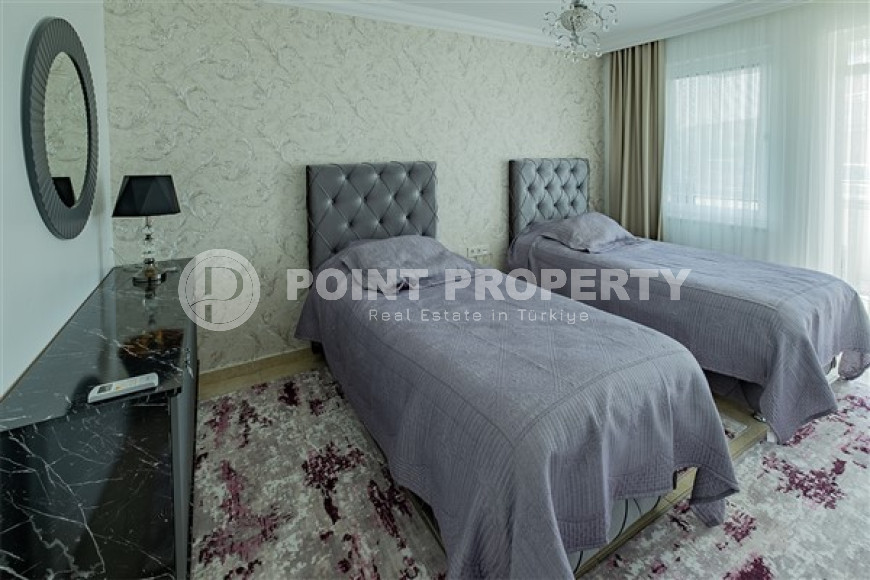 Элегантный пентхаус 4+1, 250м² с личной сауной в центре района Тосмур, Аланья, в комплексе с богатой инфраструктурой-id-1496-фото-21