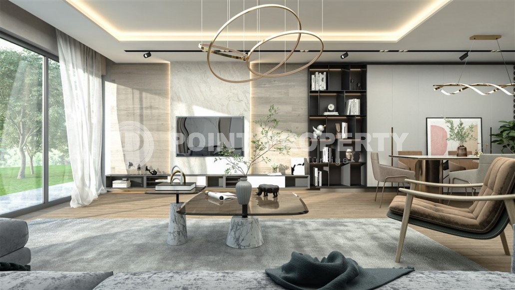 Квартиры и виллы-близнецы в ультрасовременном жилом комплексе на начальном этапе строительства, в 500 метрах от моря-id-6329-фото-2