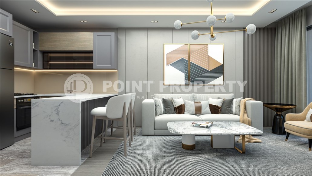 Квартиры и виллы-близнецы в ультрасовременном жилом комплексе на начальном этапе строительства, в 500 метрах от моря-id-6329-фото-3