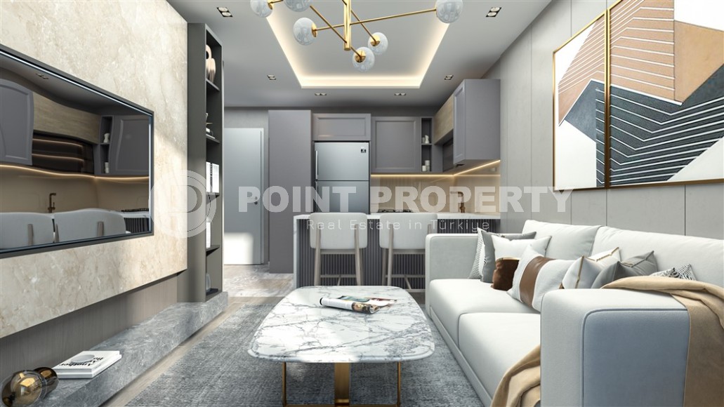 Квартиры и виллы-близнецы в ультрасовременном жилом комплексе на начальном этапе строительства, в 500 метрах от моря-id-6329-фото-4