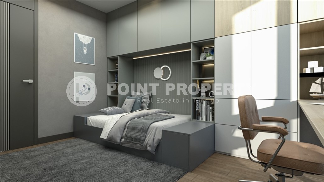 Квартиры и виллы-близнецы в ультрасовременном жилом комплексе на начальном этапе строительства, в 500 метрах от моря-id-6329-фото-7