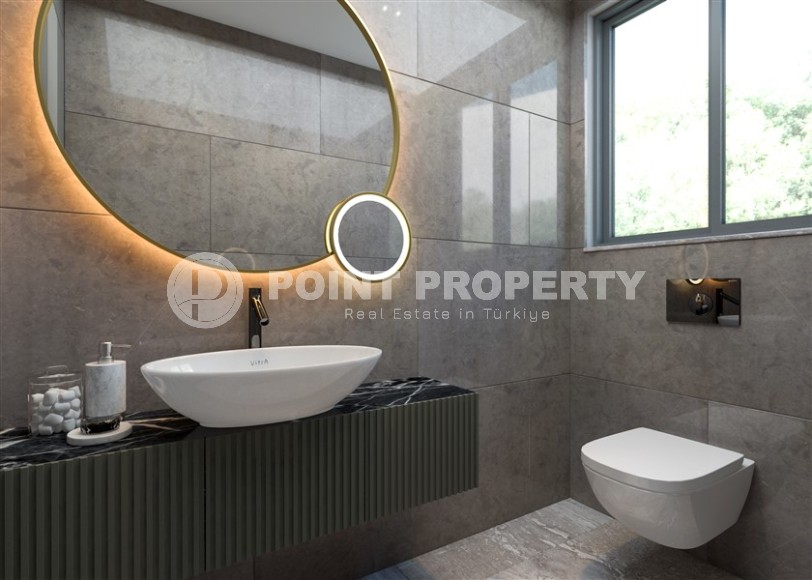 Квартиры и виллы-близнецы в ультрасовременном жилом комплексе на начальном этапе строительства, в 500 метрах от моря-id-6329-фото-9