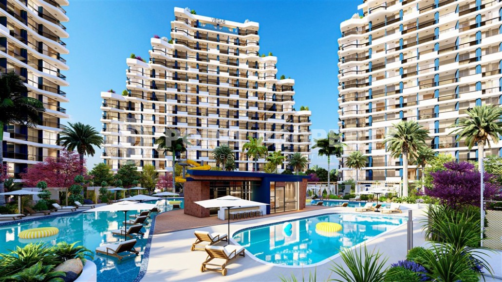 Квартиры и виллы-близнецы в ультрасовременном жилом комплексе на начальном этапе строительства, в 500 метрах от моря-id-6329-фото-11