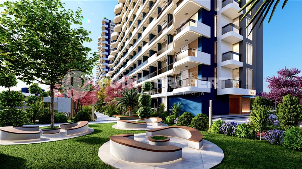 Квартиры и виллы-близнецы в ультрасовременном жилом комплексе на начальном этапе строительства, в 500 метрах от моря-id-6329-фото-15