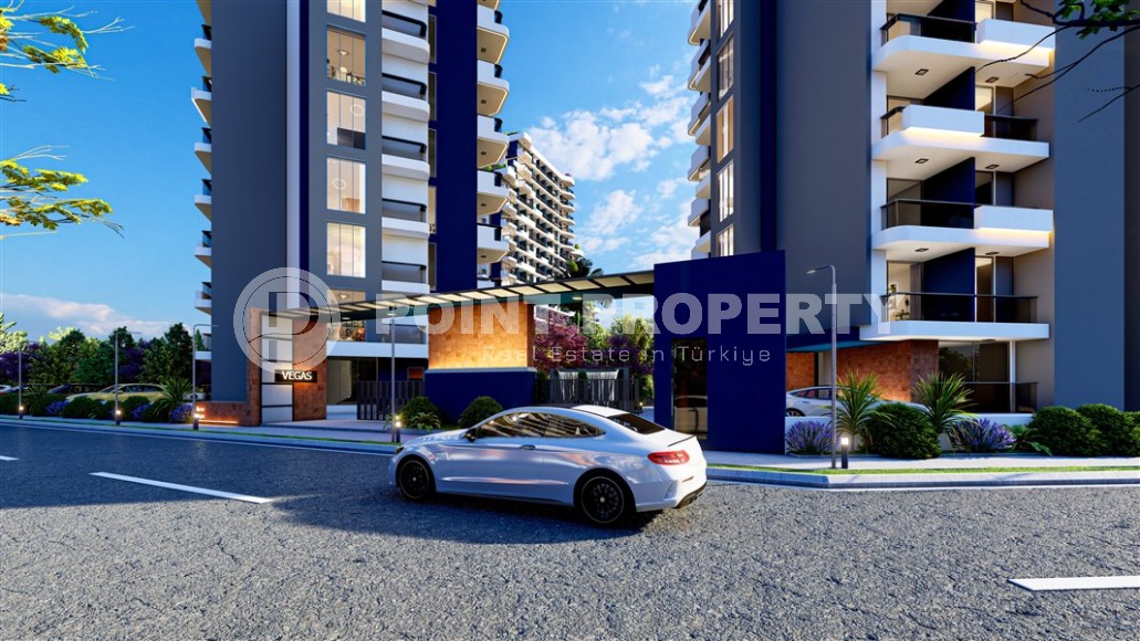 Квартиры и виллы-близнецы в ультрасовременном жилом комплексе на начальном этапе строительства, в 500 метрах от моря-id-6329-фото-19