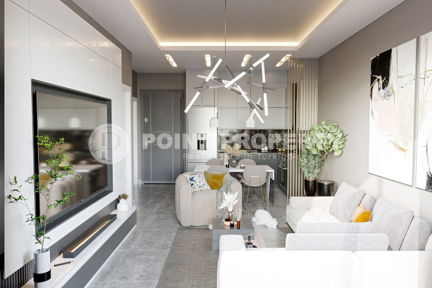 Apartments and duplexes in boutique residences under construction, in the very center of Alanya, in the Güller Pinari area-id-6331-photo-2