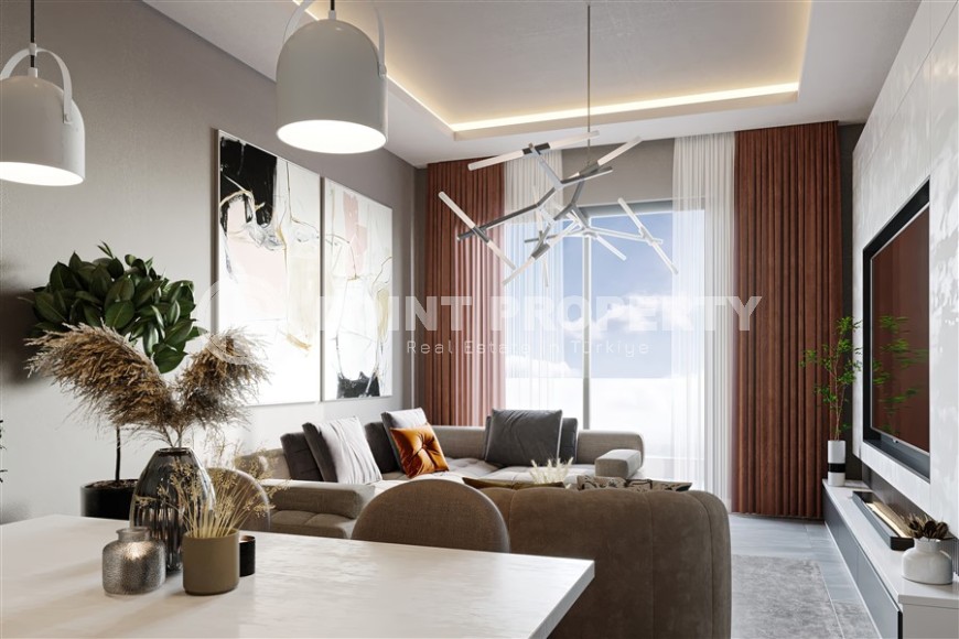 Apartments and duplexes in boutique residences under construction, in the very center of Alanya, in the Güller Pinari area-id-6331-photo-3