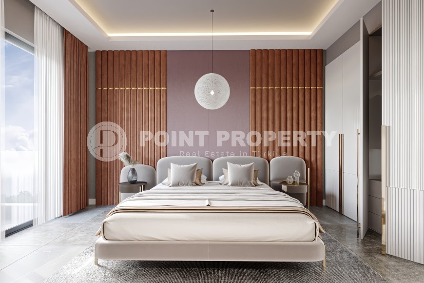 Apartments and duplexes in boutique residences under construction, in the very center of Alanya, in the Güller Pinari area-id-6331-photo-5