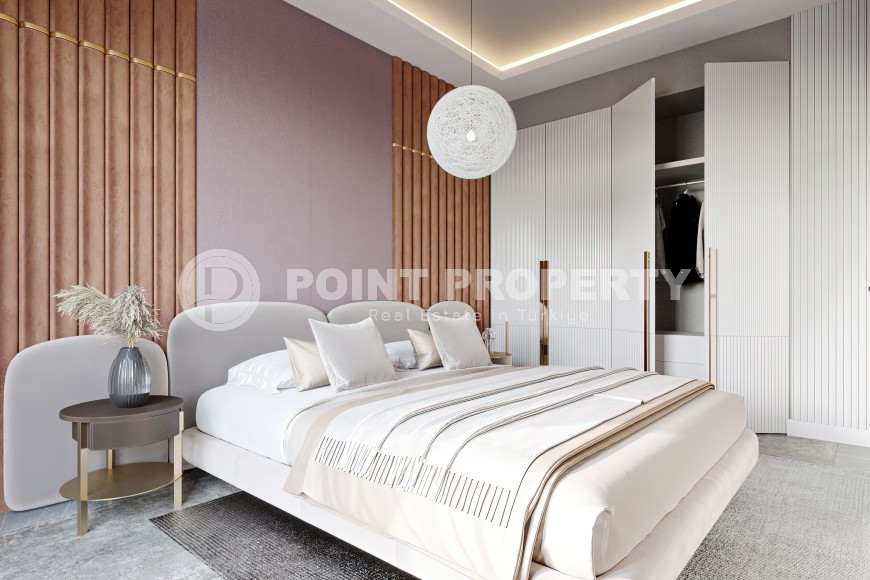 Apartments and duplexes in boutique residences under construction, in the very center of Alanya, in the Güller Pinari area-id-6331-photo-6