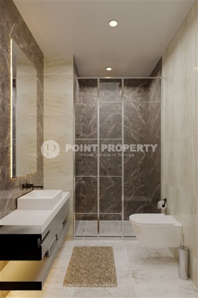 Apartments and duplexes in boutique residences under construction, in the very center of Alanya, in the Güller Pinari area-id-6331-photo-7