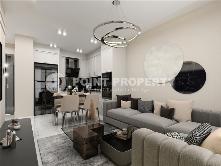 Новый инвестиционный проект - бутик резиденция в 550 метрах от моря, в спокойном районе Аланьи - Тосмур-id-6332-фото-3