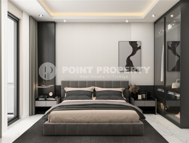 Новый инвестиционный проект - бутик резиденция в 550 метрах от моря, в спокойном районе Аланьи - Тосмур-id-6332-фото-4