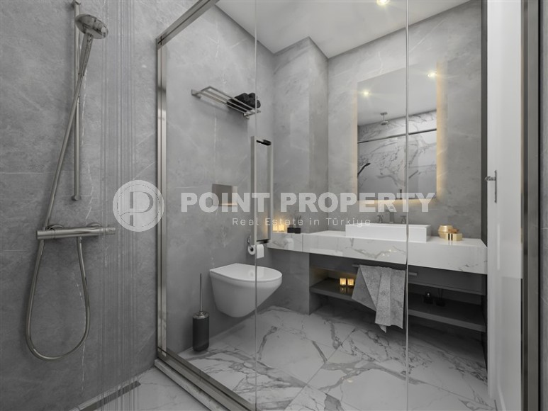 Новый инвестиционный проект - бутик резиденция в 550 метрах от моря, в спокойном районе Аланьи - Тосмур-id-6332-фото-5