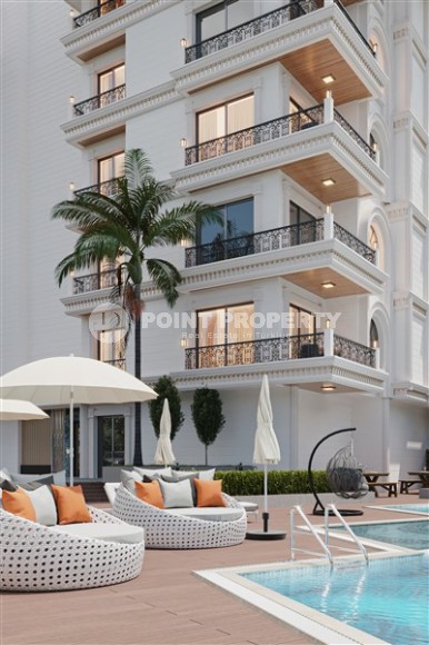 Новый инвестиционный проект - бутик резиденция в 550 метрах от моря, в спокойном районе Аланьи - Тосмур-id-6332-фото-8