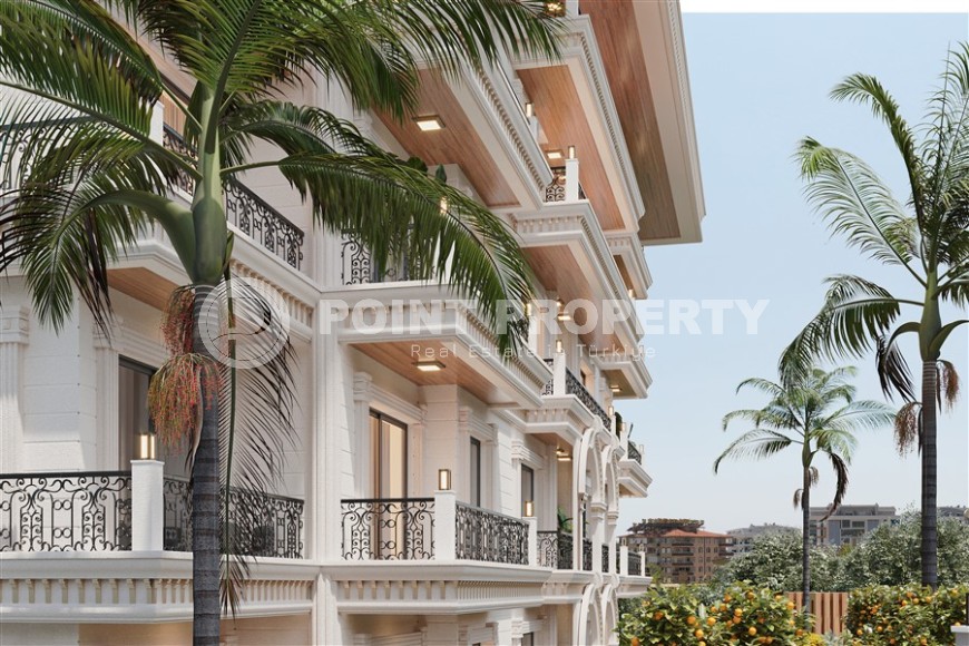 Новый инвестиционный проект - бутик резиденция в 550 метрах от моря, в спокойном районе Аланьи - Тосмур-id-6332-фото-9