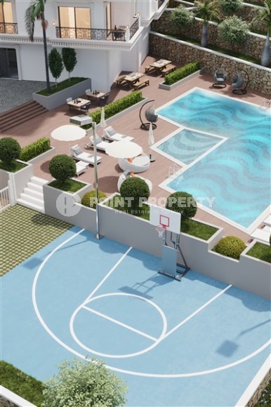 Новый инвестиционный проект - бутик резиденция в 550 метрах от моря, в спокойном районе Аланьи - Тосмур-id-6332-фото-11