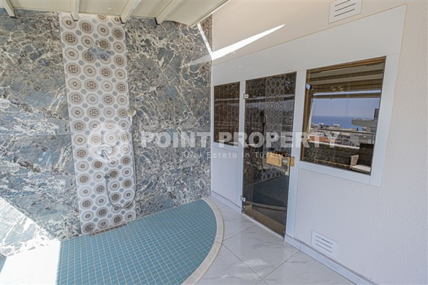 Элегантный пентхаус 4+1, 250м² с личной сауной в центре района Тосмур, Аланья, в комплексе с богатой инфраструктурой-id-1496-фото-33