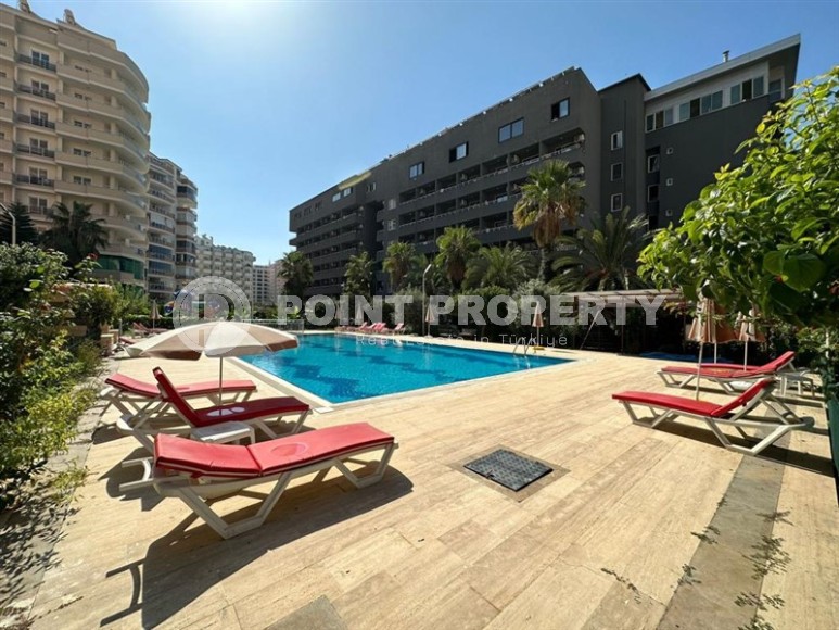 Светлая, уютная квартира с двумя спальнями, в 100 метрах от моря, в центре современного района Аланьи - Махмутлар-id-6334-фото-18