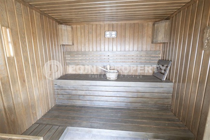 Элегантный пентхаус 4+1, 250м² с личной сауной в центре района Тосмур, Аланья, в комплексе с богатой инфраструктурой-id-1496-фото-35