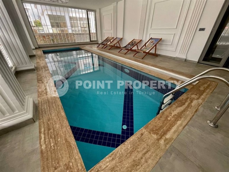 Modern, furnished apartment one and a half kilometers from the sea, in a prestigious area of Alanya - Upper Oba-id-6341-photo-9