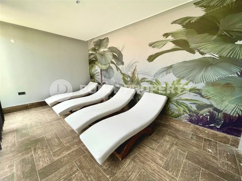 Modern, furnished apartment one and a half kilometers from the sea, in a prestigious area of Alanya - Upper Oba-id-6341-photo-10