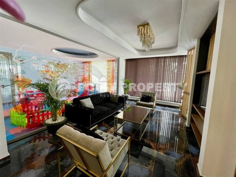 Modern, furnished apartment one and a half kilometers from the sea, in a prestigious area of Alanya - Upper Oba-id-6341-photo-12