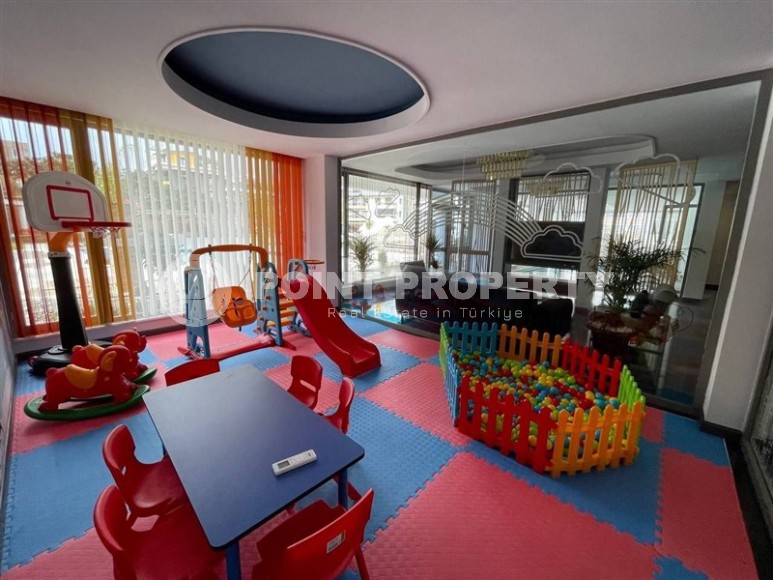 Modern, furnished apartment one and a half kilometers from the sea, in a prestigious area of Alanya - Upper Oba-id-6341-photo-13