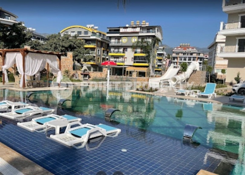 Modern, furnished apartment one and a half kilometers from the sea, in a prestigious area of Alanya - Upper Oba-id-6341-photo-14