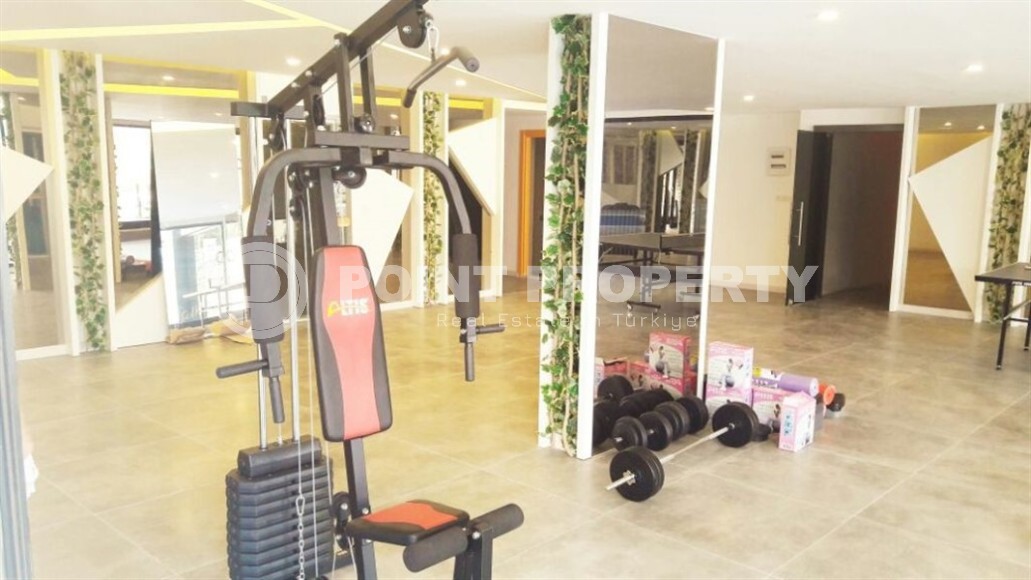 Квартира с мебелью и бытовой техникой, в 650 метрах от  моря, в центре района Тосмур-id-6348-фото-9