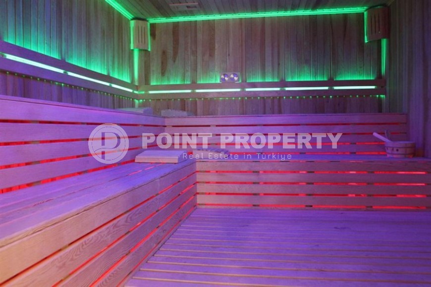 Квартира с мебелью и бытовой техникой, в 650 метрах от  моря, в центре района Тосмур-id-6348-фото-10