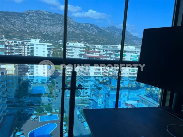 Panoramic apartment with views of the Taurus Mountains, on the 11th floor, in the center of Mahmutlar-id-6350-photo-14