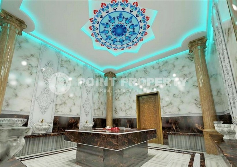 Panoramic apartment with views of the Taurus Mountains, on the 11th floor, in the center of Mahmutlar-id-6350-photo-16