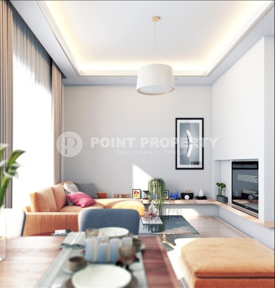 Апартаменты в строящемся жилом комплексе, в зеленом, экологически чистом районе Аланьи - Газипаша-id-6360-фото-4