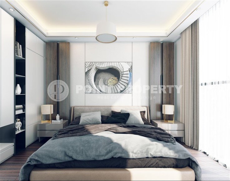 Апартаменты в строящемся жилом комплексе, в зеленом, экологически чистом районе Аланьи - Газипаша-id-6360-фото-8