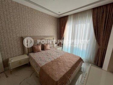 Современная квартира 1+1, общей площадью 60 м2, на первой линии от моря, в центре района Кестель-id-6374-фото-5