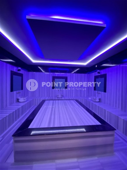 Современная квартира 1+1, общей площадью 60 м2, на первой линии от моря, в центре района Кестель-id-6374-фото-13