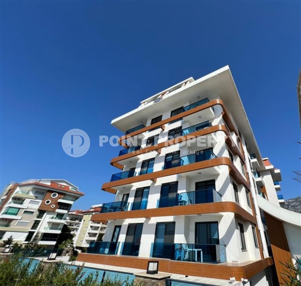 Современная квартира 1+1, общей площадью 60 м2, на первой линии от моря, в центре района Кестель-id-6374-фото-19