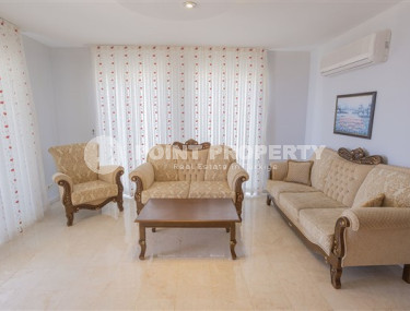 Видовой четырехкомнатный пентхаус, 120м² в уютной резиденции в районе Алании Конаклы-id-1501-фото-4