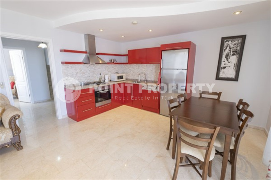 Видовой четырехкомнатный пентхаус, 120м² в уютной резиденции в районе Алании Конаклы-id-1501-фото-5