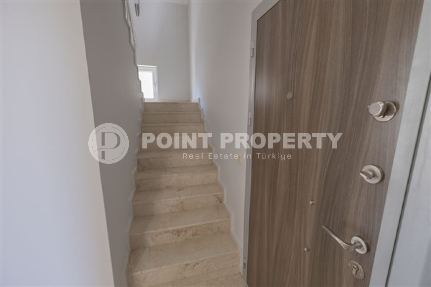 Видовой четырехкомнатный пентхаус, 120м² в уютной резиденции в районе Алании Конаклы-id-1501-фото-12