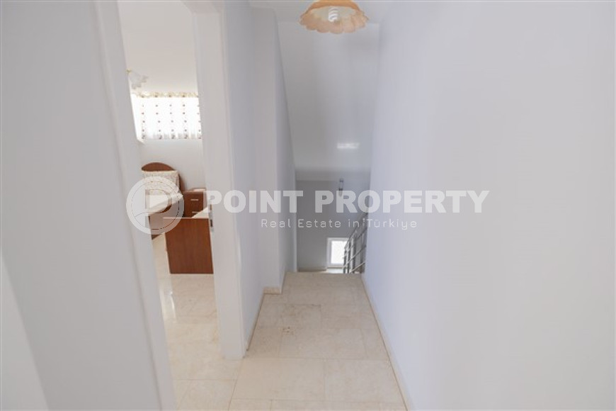 Видовой четырехкомнатный пентхаус, 120м² в уютной резиденции в районе Алании Конаклы-id-1501-фото-13