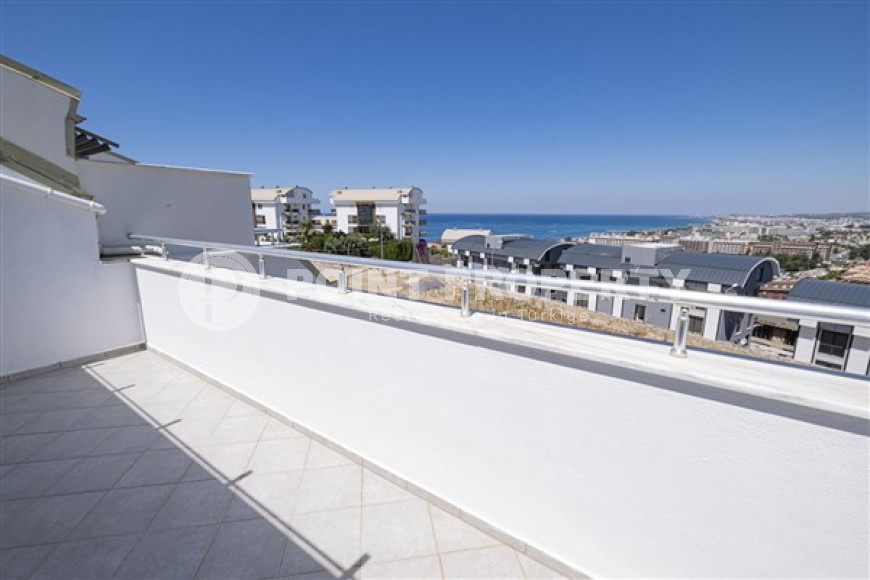 Видовой четырехкомнатный пентхаус, 120м² в уютной резиденции в районе Алании Конаклы-id-1501-фото-20