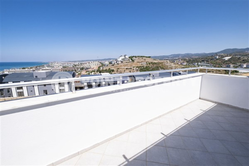 Видовой четырехкомнатный пентхаус, 120м² в уютной резиденции в районе Алании Конаклы-id-1501-фото-21