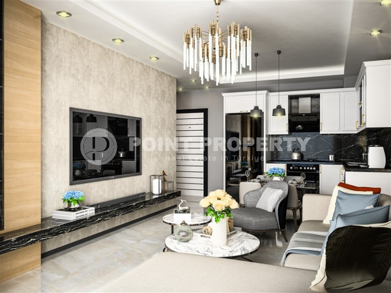 Небольшая квартира в жилом комплексе на завершающем этапе строительства, в 850 метрах от моря-id-6388-фото-2