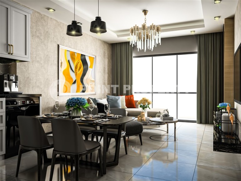 Небольшая квартира в жилом комплексе на завершающем этапе строительства, в 850 метрах от моря-id-6388-фото-5