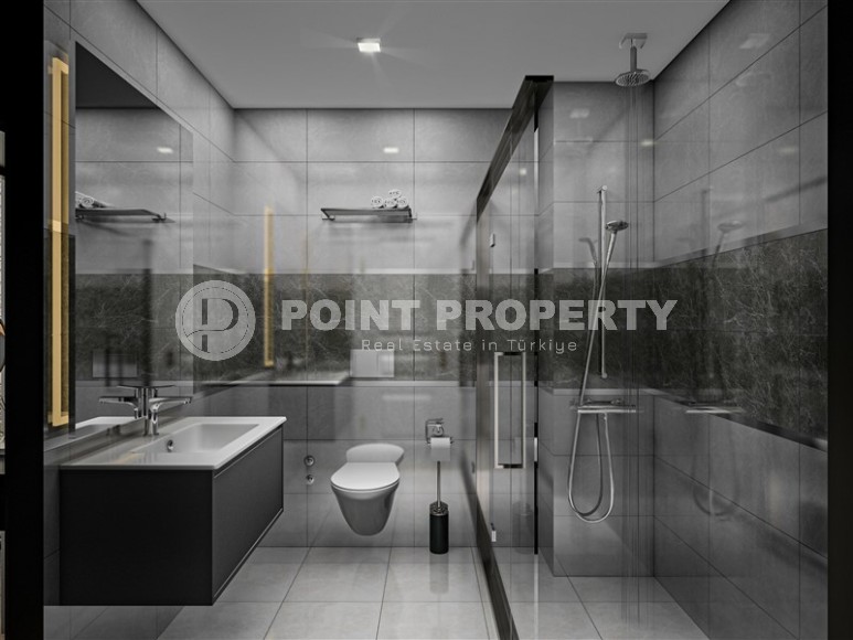 Небольшая квартира в жилом комплексе на завершающем этапе строительства, в 850 метрах от моря-id-6388-фото-8