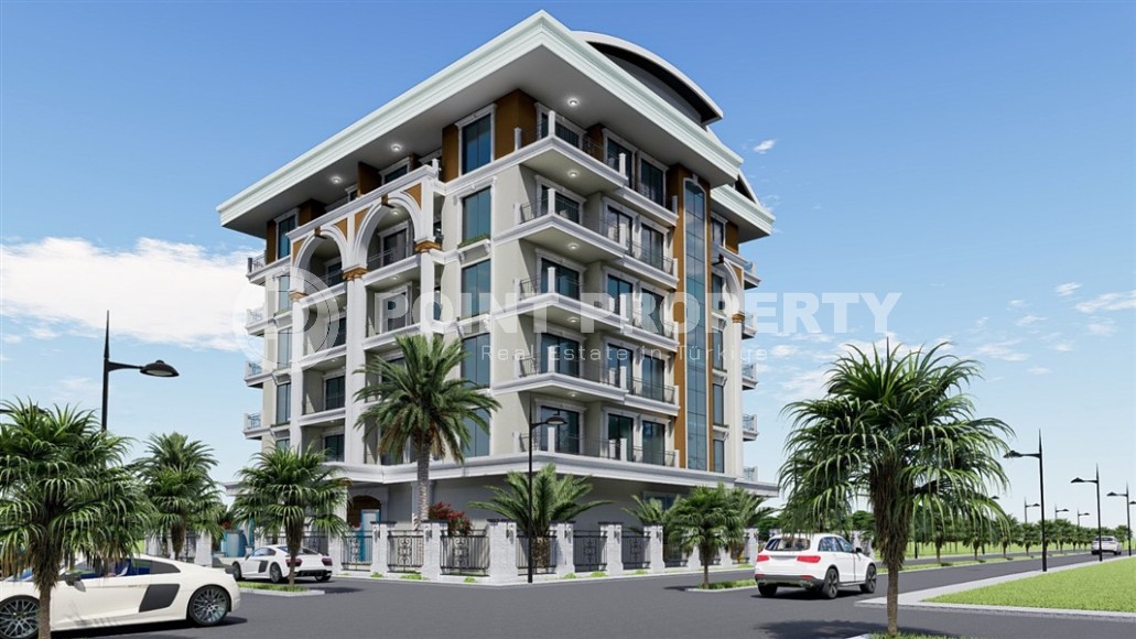 Небольшая квартира в жилом комплексе на завершающем этапе строительства, в 850 метрах от моря-id-6388-фото-9