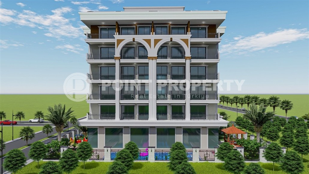 Небольшая квартира в жилом комплексе на завершающем этапе строительства, в 850 метрах от моря-id-6388-фото-11