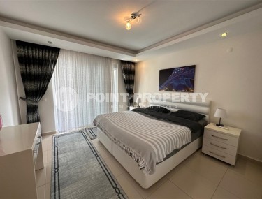 Современная двухуровневая квартира с просторной открытой террасой, на 1-м и 2-м этажах, в центре престижного района Аланьи - Кестель-id-6389-фото-4